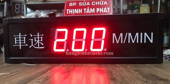 bảng led hiển thị m/phút